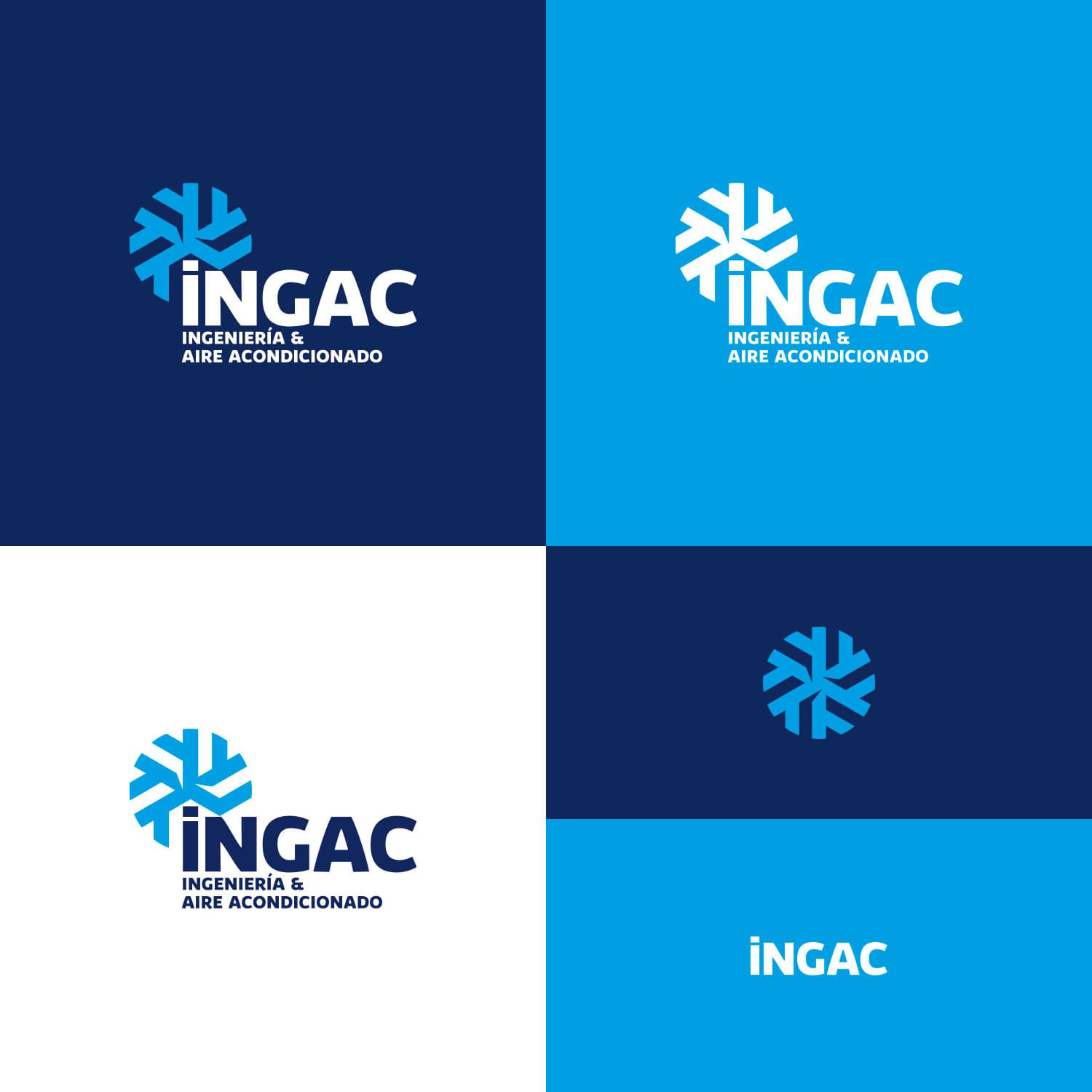 logo INGAC hecho por icame