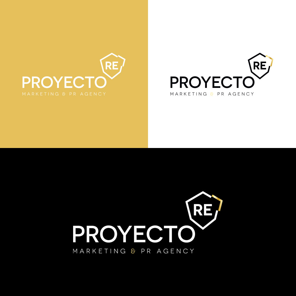 Identidad corporativa de Proyecto RE Los Angeles California realizado por icame