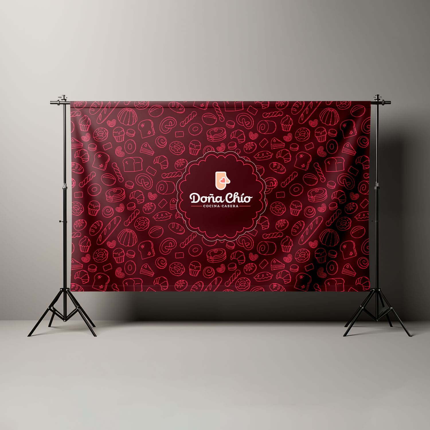 Doña Chío logo diseñado por icame