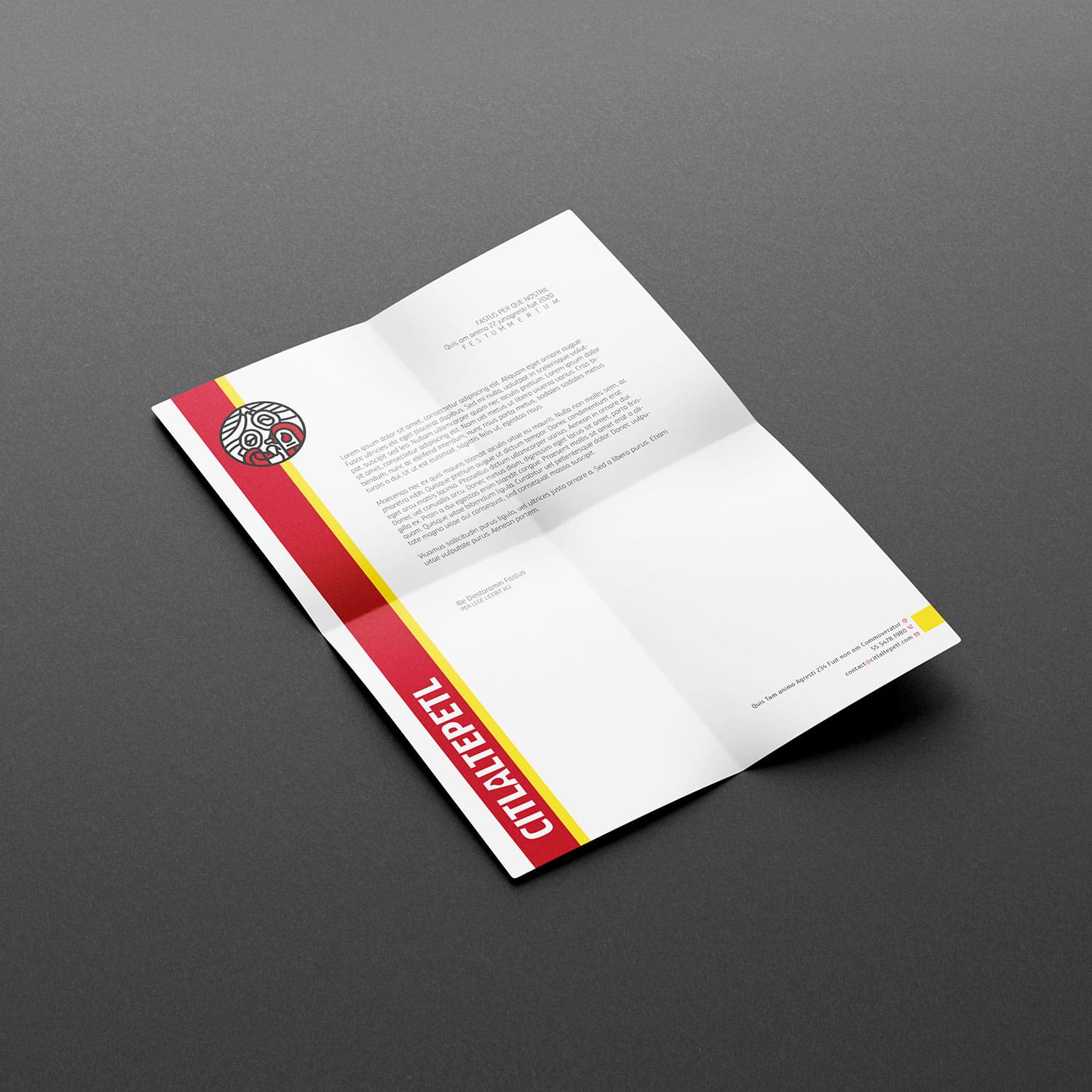 Diseño de logo por icame en Orizaba, Veracruz, México. Para Citlaltepetl