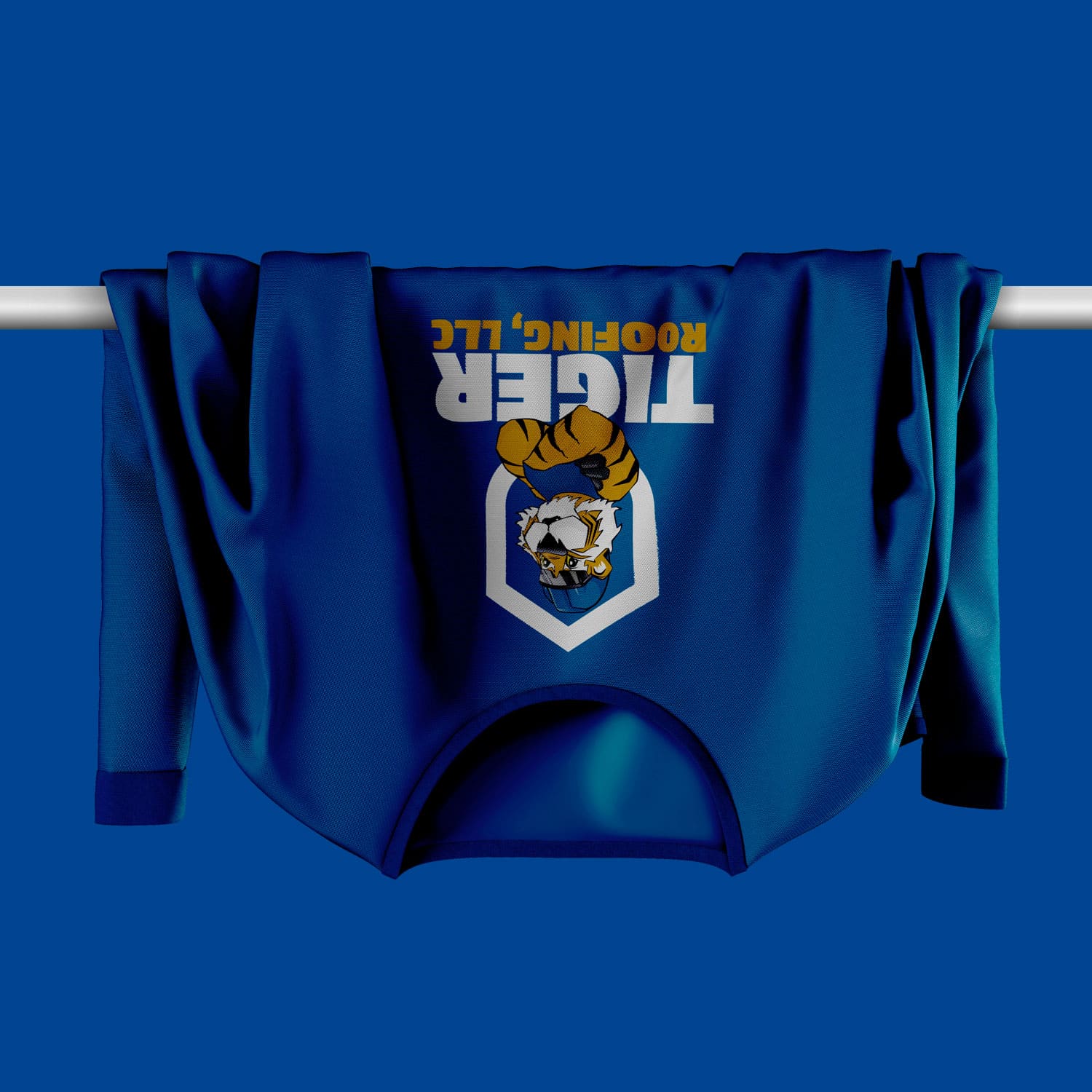 logo designed by icame for Tiger Roofing South Carolina