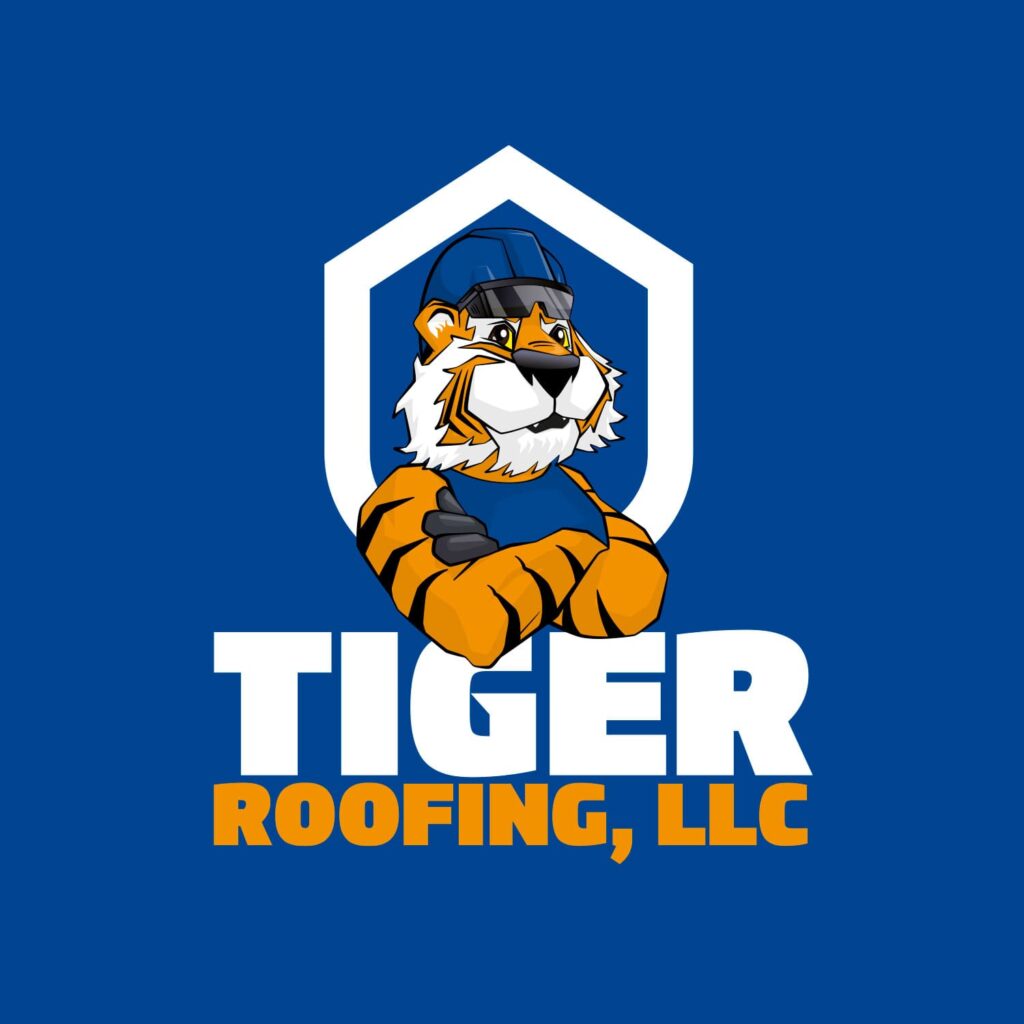 logo designed by icame for Tiger Roofing South Carolina